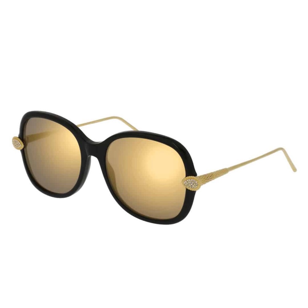 Boucheron Sunglasses - Gold/Black diamond accents NWOT